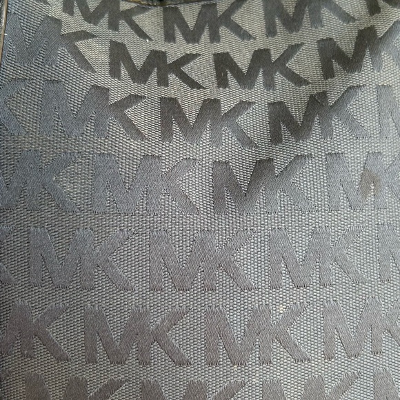 Michael Kors Black Monogram Tote - Picture 5 of 16